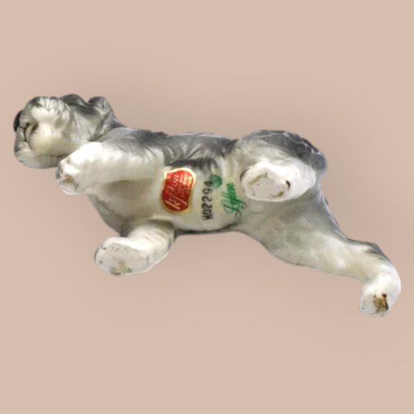 Vintage Lefton Japan Schnauzer Figurine Mid Century Modern - Picture 6 of 7
